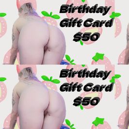 30 June birthday gift card