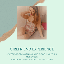 Girlfriend Experience KIK messaging