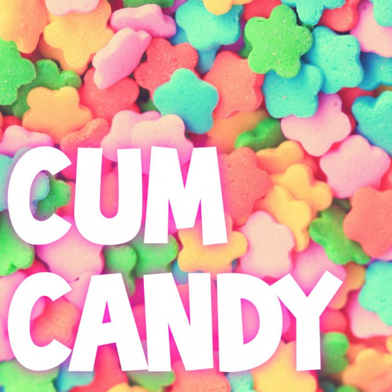 Cum coated candy