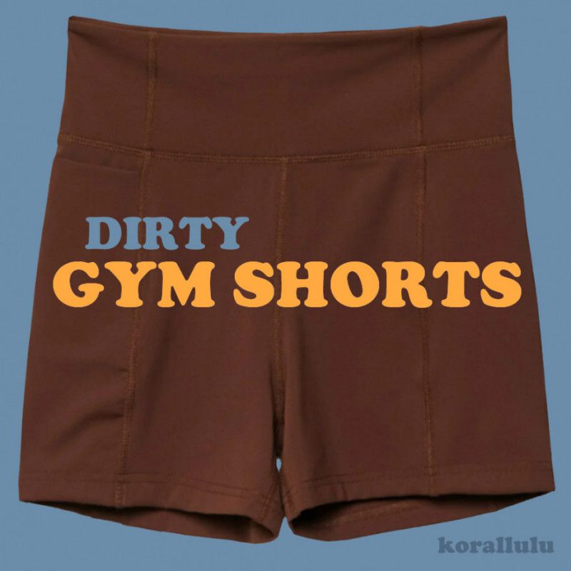 Dirty used gym shorts