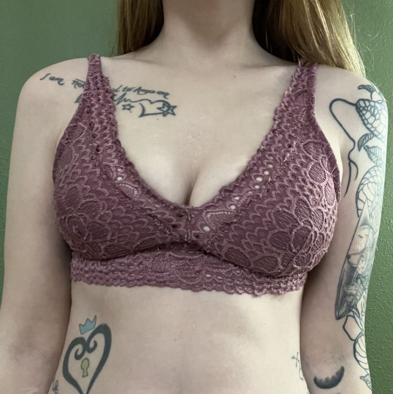 Purple Lace Bralette