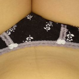 Thong sexi with flowers