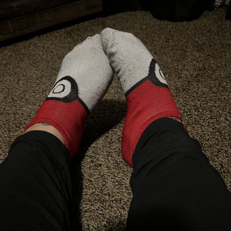 Used Pokeball Socks