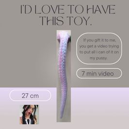 buy me a tentacle toy