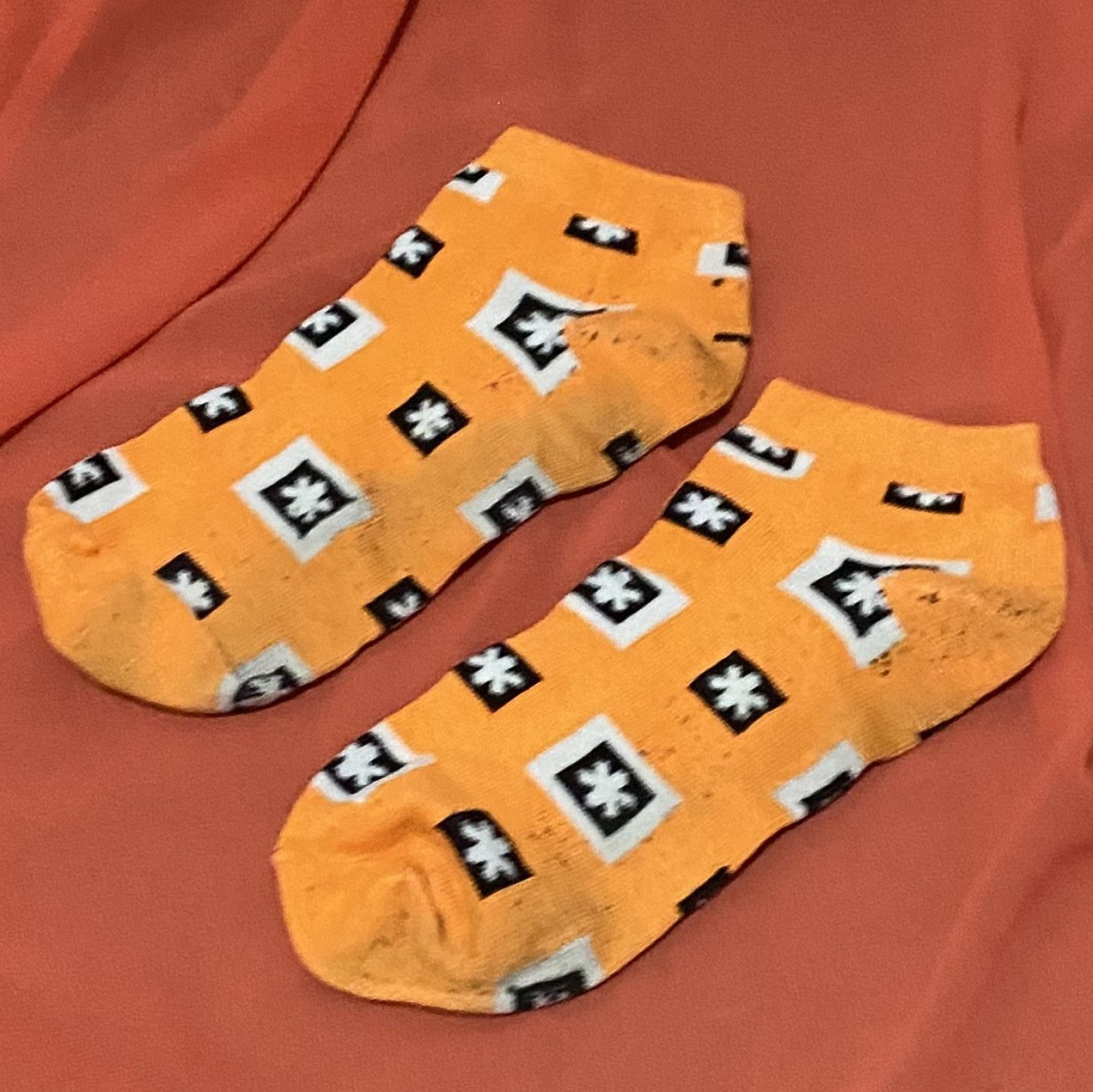 Orange socks