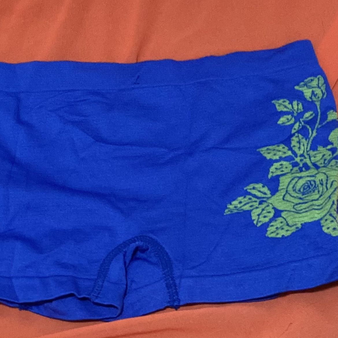 Blue boyshorts