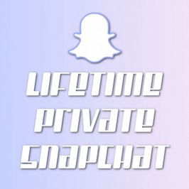 Private Snapchat: LIFETIME