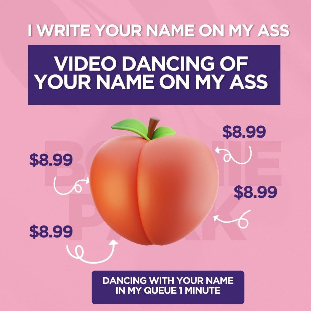 i write your name on my ass