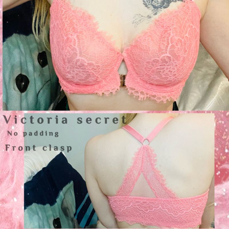 Victoria secret front clasp bra lace