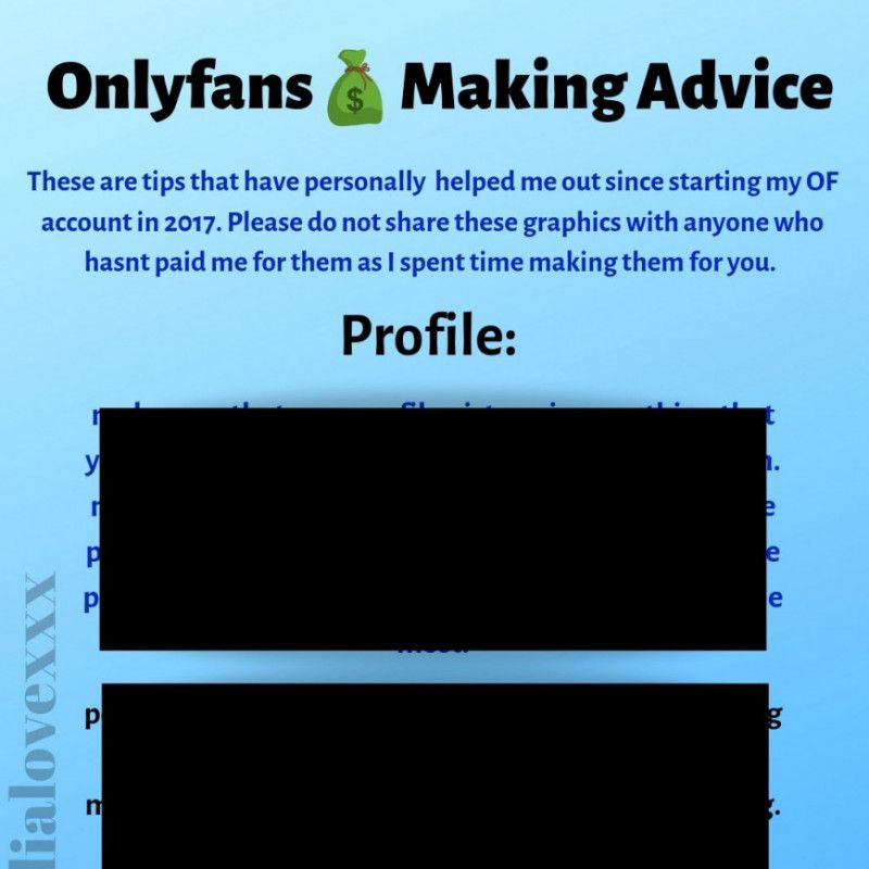 ONLYFANS MODEL ADVICE