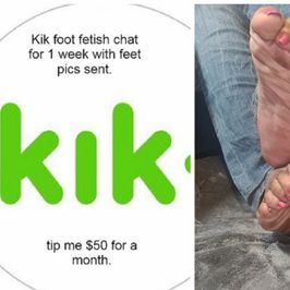 kik foot fetish for 1 week