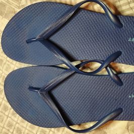 Very Well Worn Blue Old Navy Flip Flops