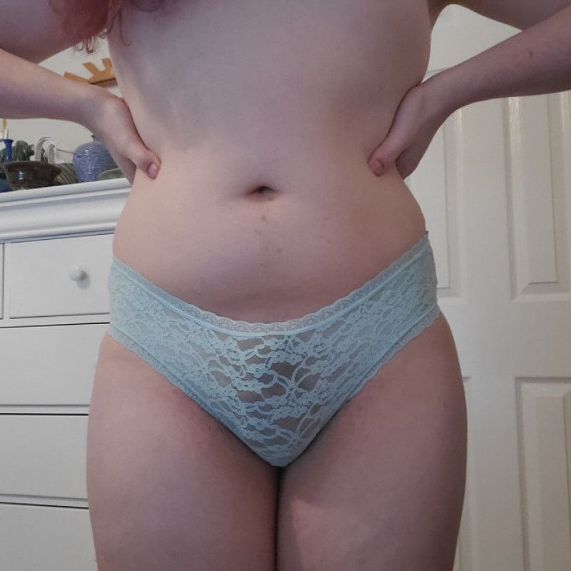 Light Blue Lace Panties