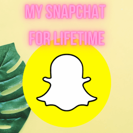 My snapchat for lifetime