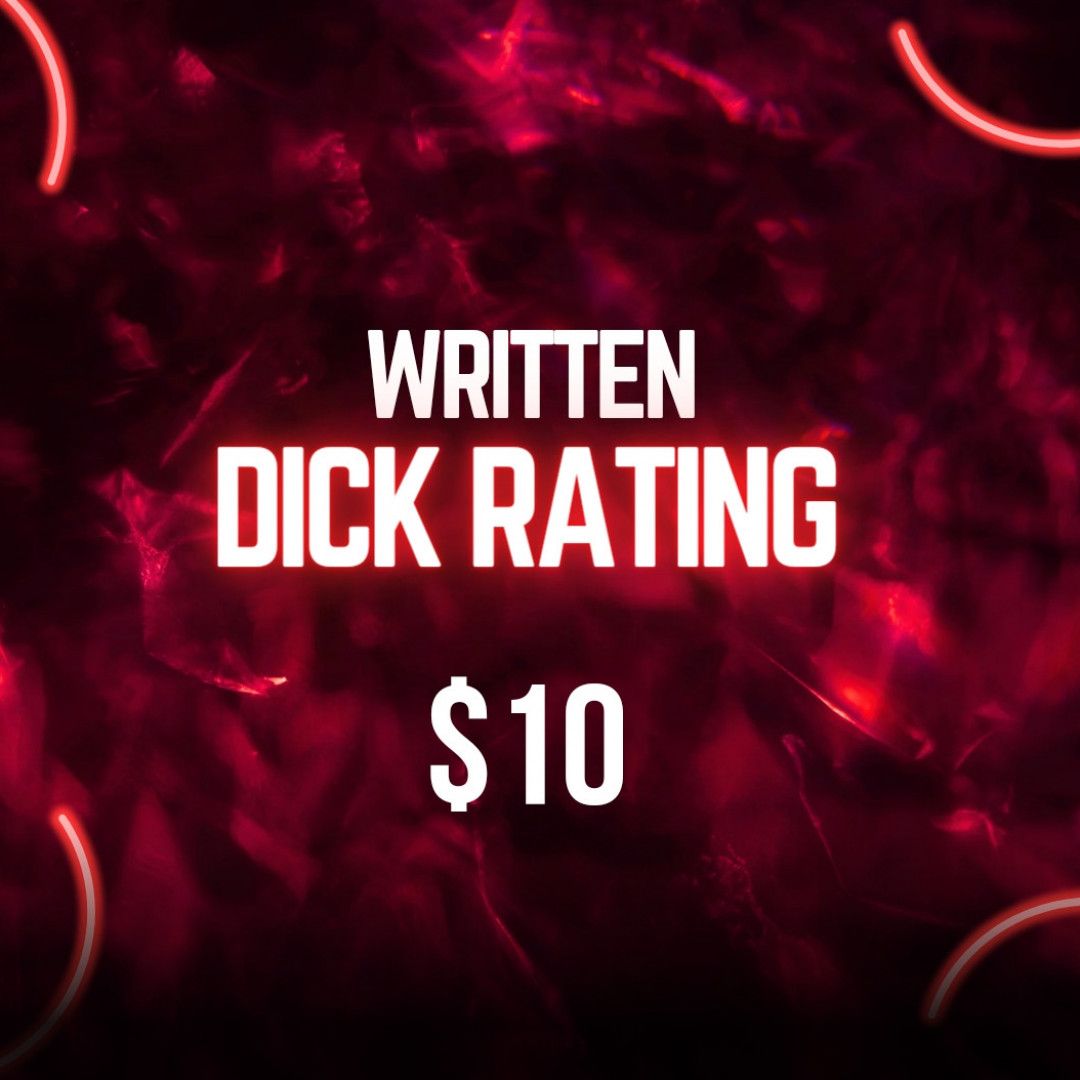 Written Dick Rating