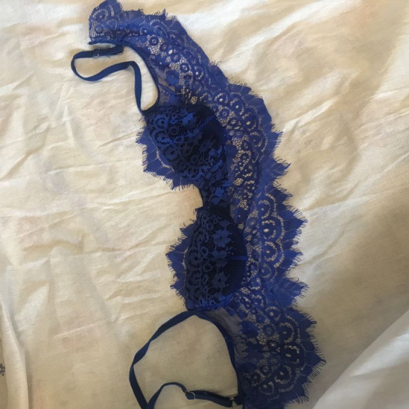 My blue bra