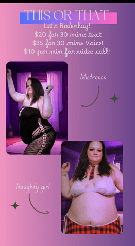 Mistress or Naughty Girl