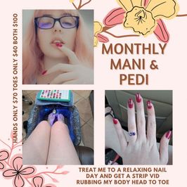 Treat me to a mani and pedi