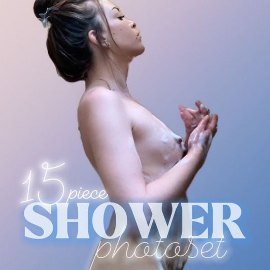 15 piece shower photoset
