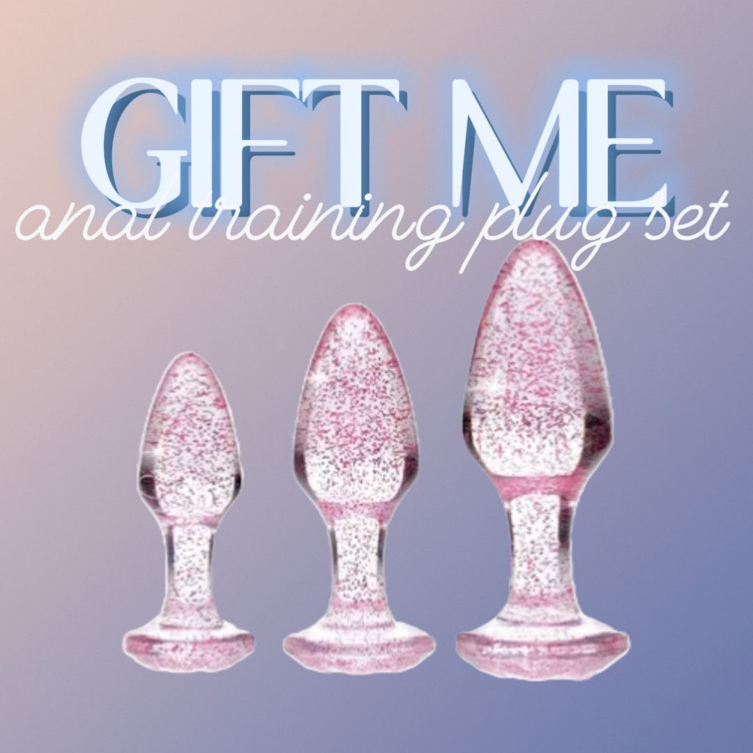 Gift me anal training plug set