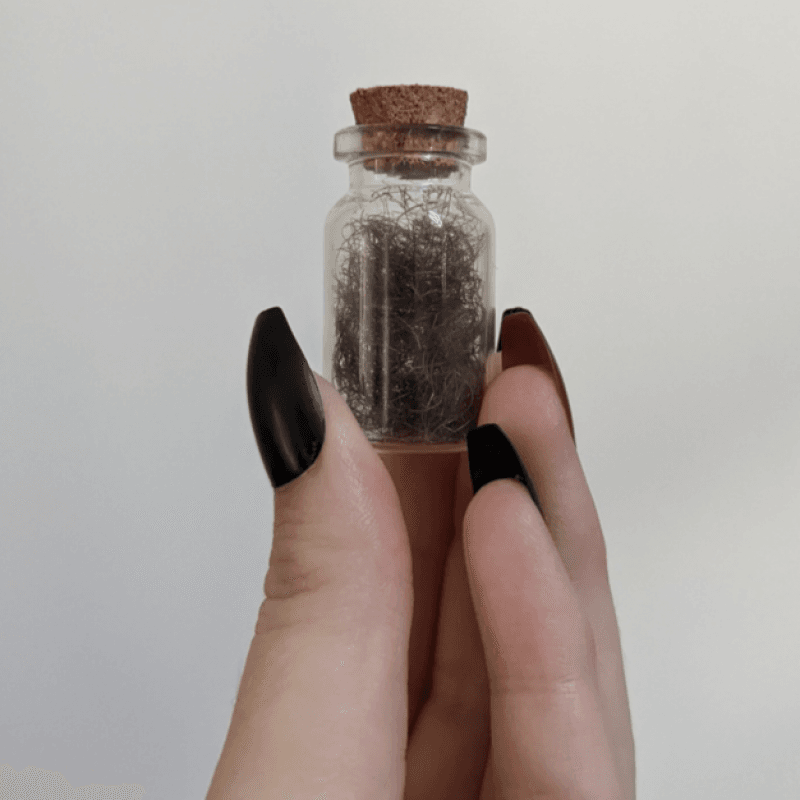 A jar of pubes