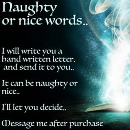 Naughty or nice words