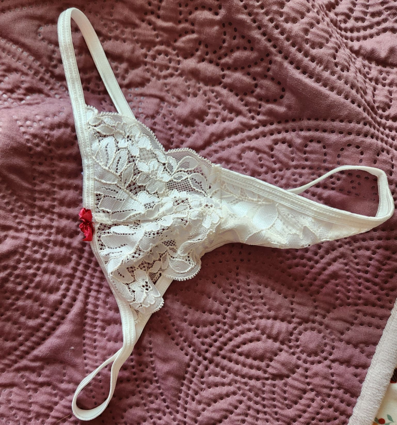 White Lace GString