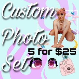 DIGITAL CUSTOM PHOTO SET OF 5