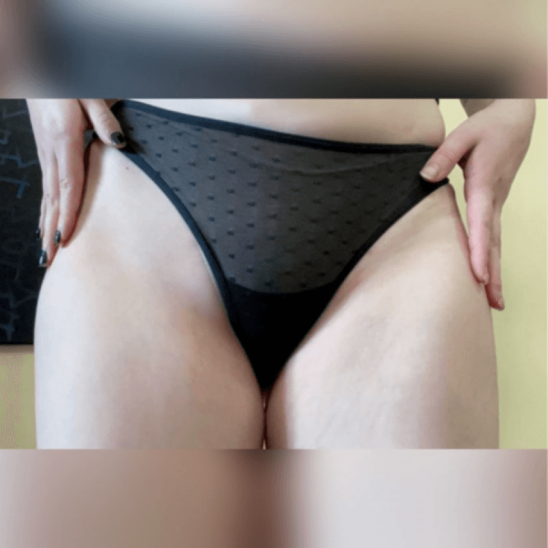 Black Mesh Panties