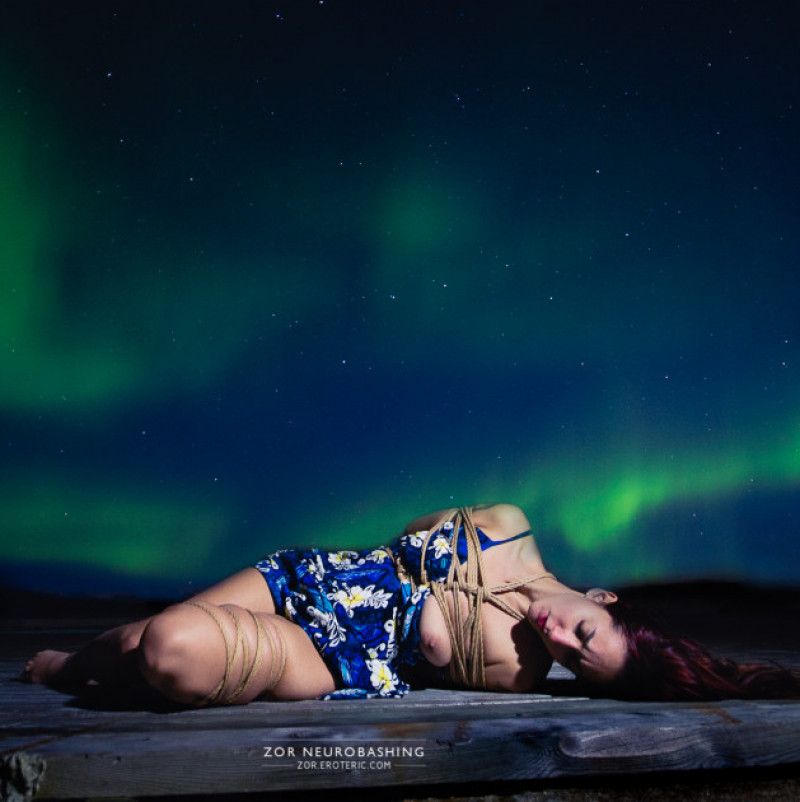 Print: Margout Northern Lights Shibari