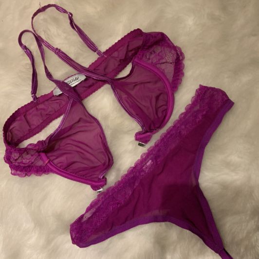 Purple Lace Set