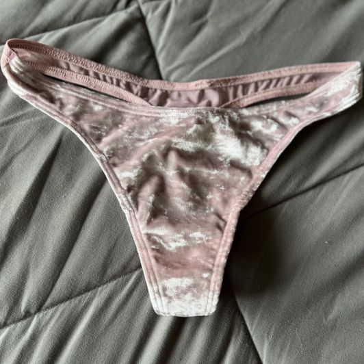 Light Pink Velvet Panties