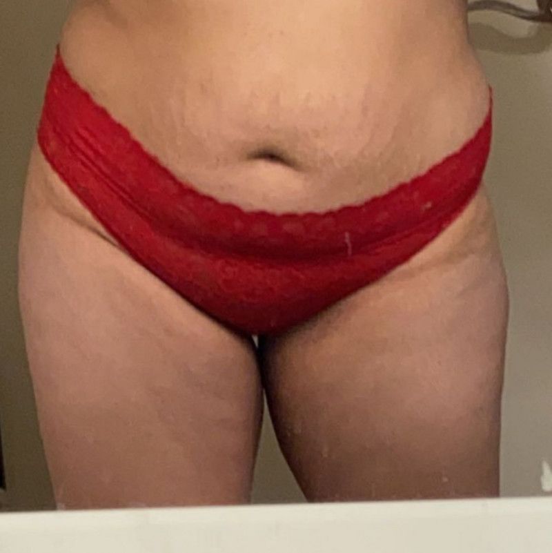 Red panties