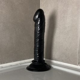 Used black dildo