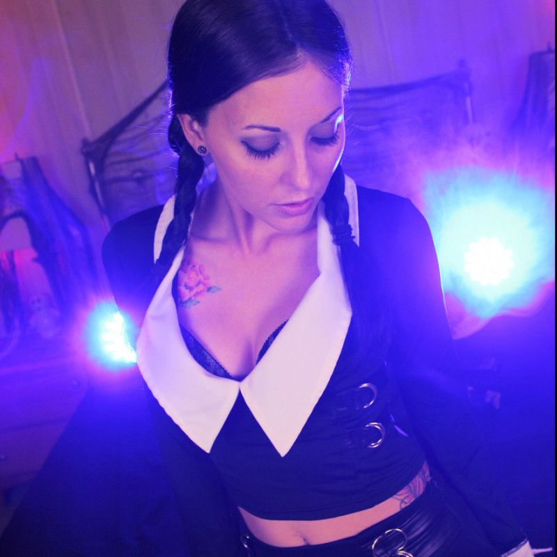 Wednesday Addams Costume Pic Set