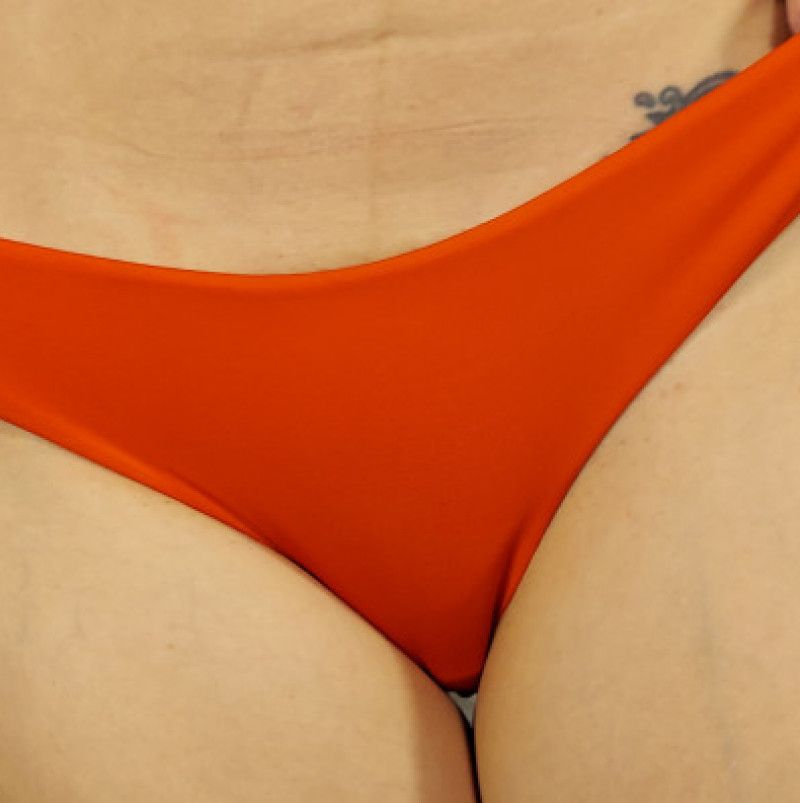 Red Satin Lace Panties