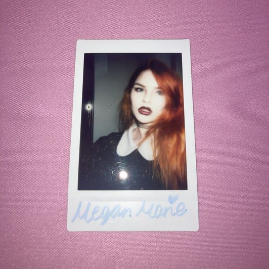 Goth Girlfriend Polaroid