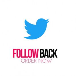 Follow back on Twitter