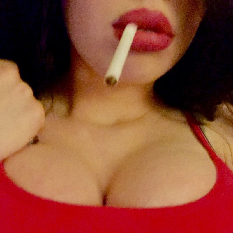 Smoking Fetish Photo Set 1505 Red Tank