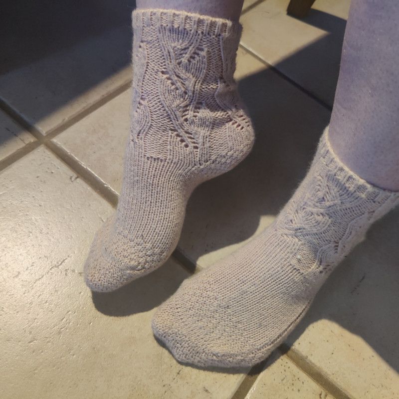 Pink Yarn Socks