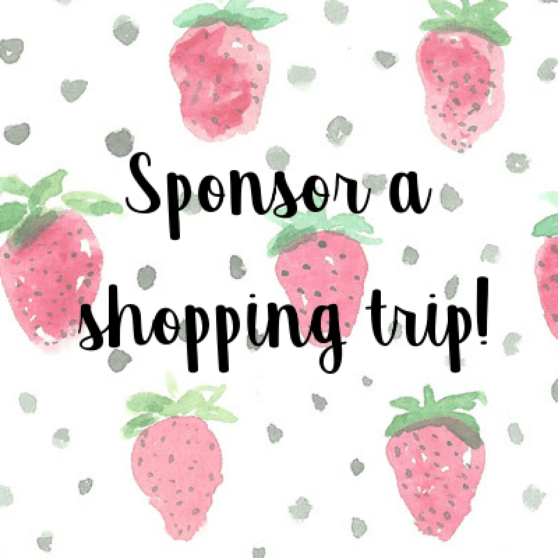 Sponsor a shopping spree!