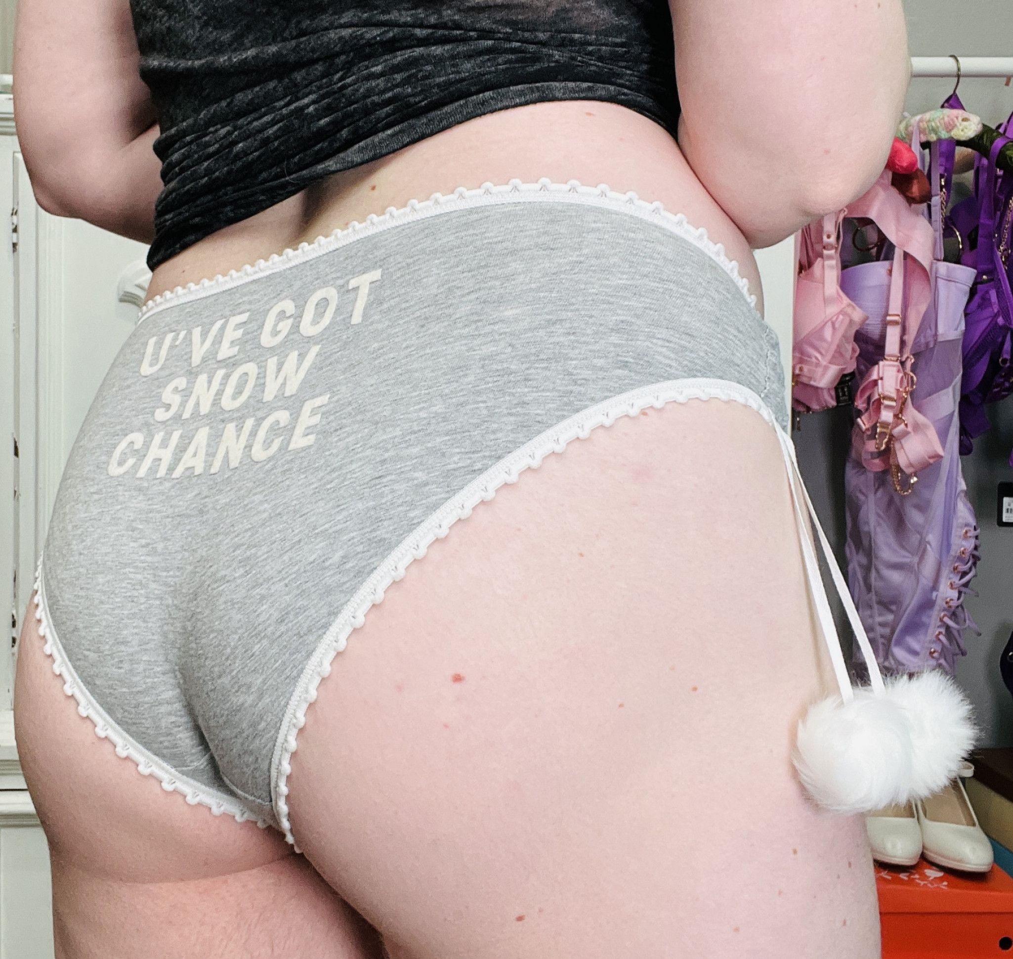 VS Grey Full Back Panty