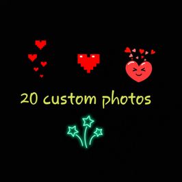 20 custom photos