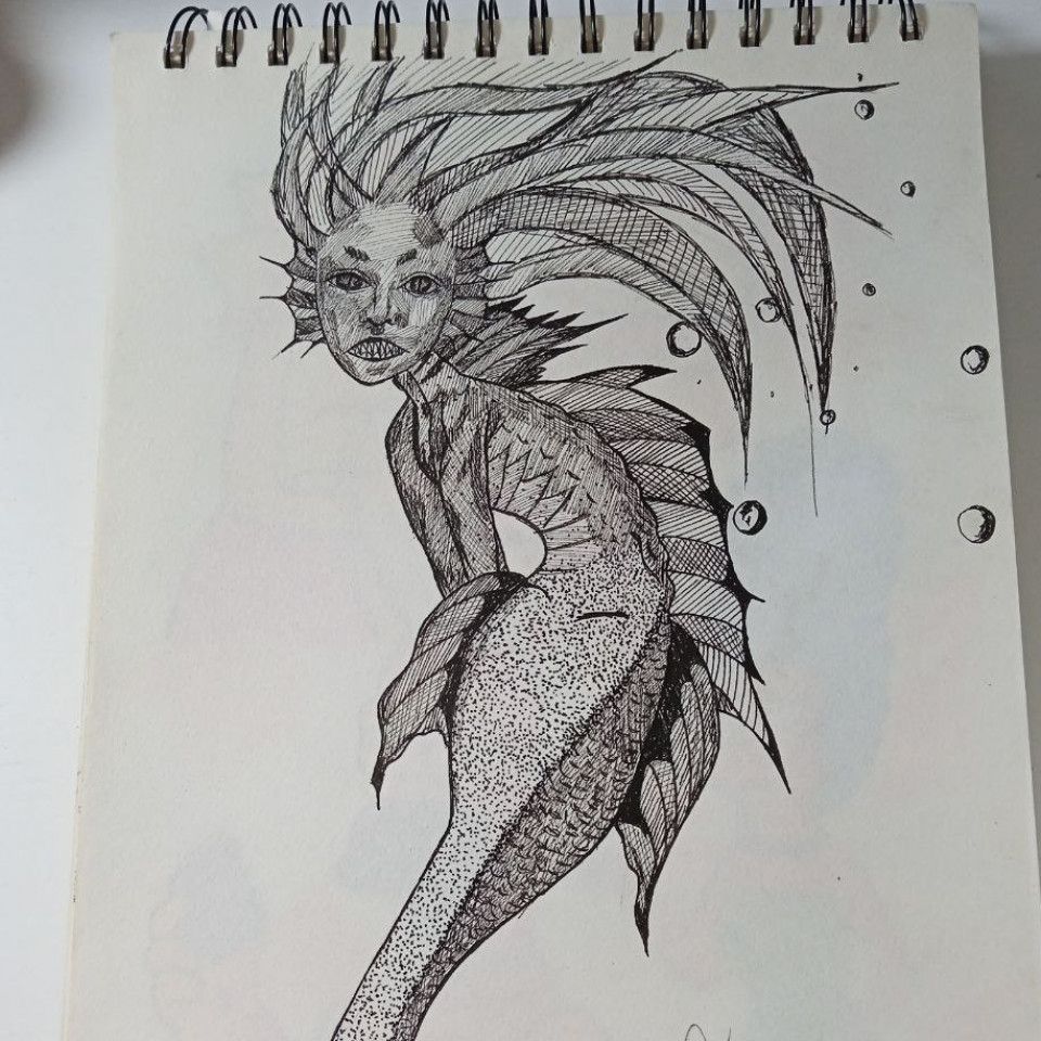 MY DRAWING  mermaid