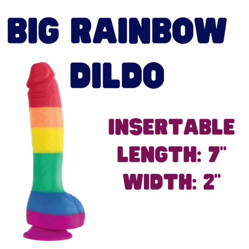 Big Rainbow Dildo