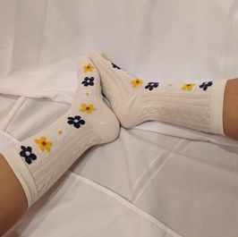 Floral socks