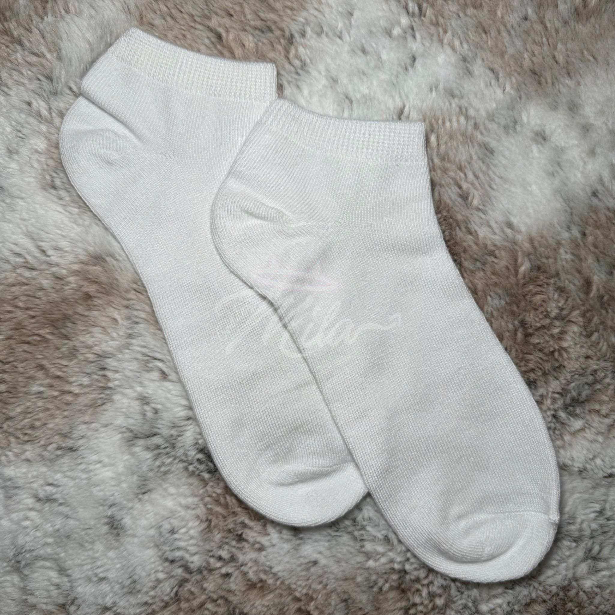 Authentic Worn White Socks Worn 1 Day