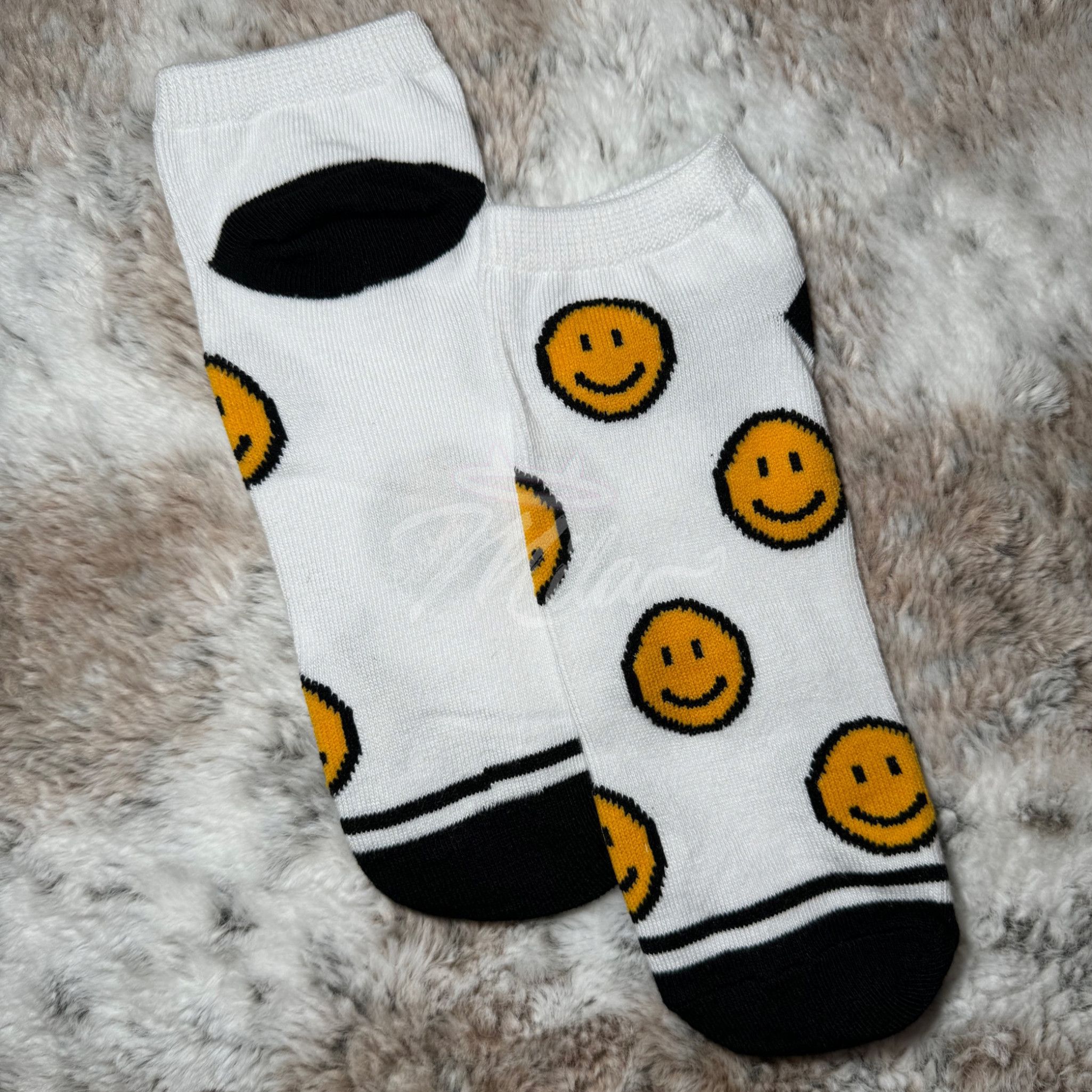 Authentic Worn Smiley Socks Worn 2 Days