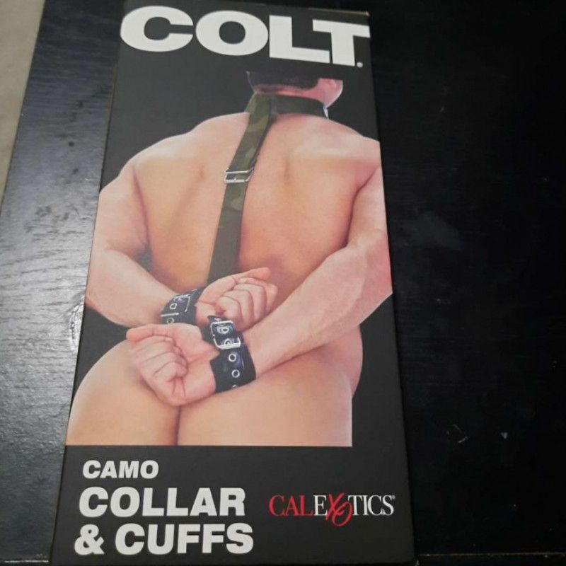 Cal Exotics Colt Camo Collar And Cuffs