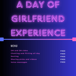 1 Day Girlfriend Experience